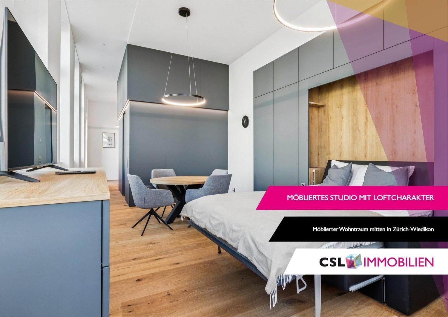 2-Zimmer möbliert Wiedikon