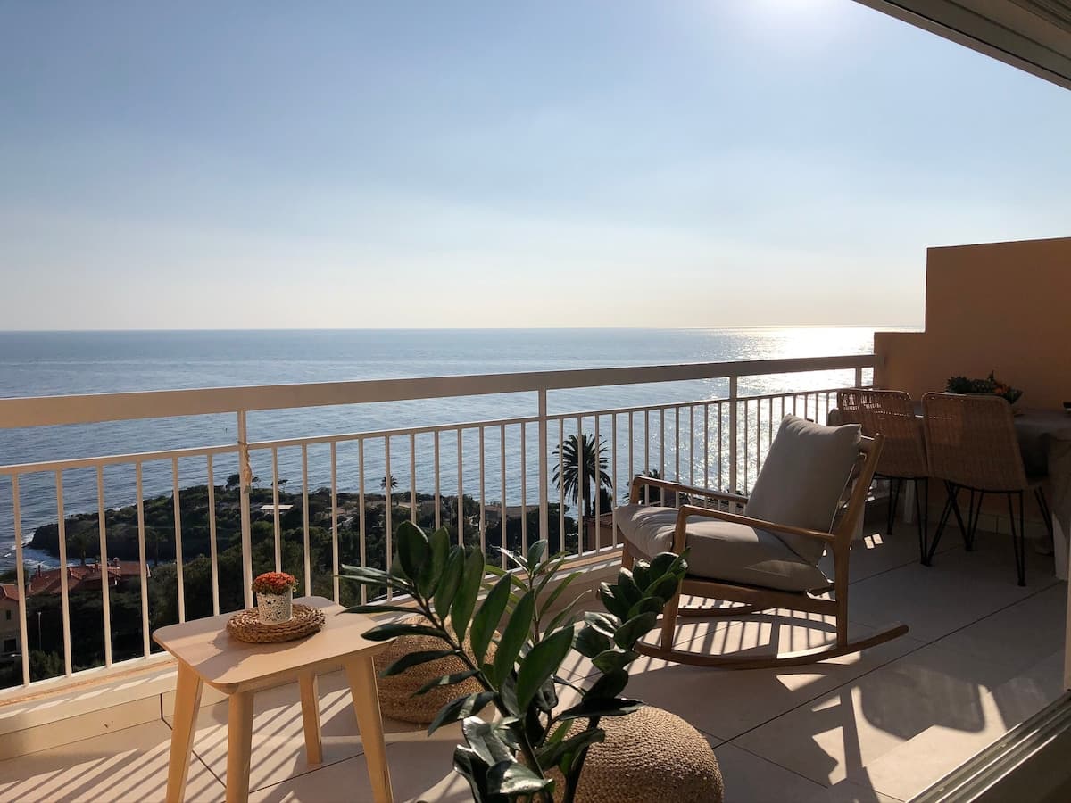 Außergewöhnlicher Meerblick 5 Minuten von Monaco 2P Standing