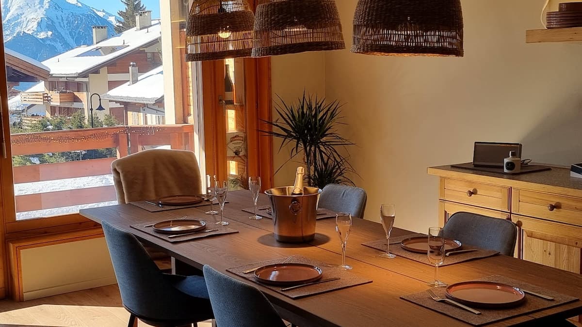 Verbier - Hervorragende Wohnung im Zentrum mit Aussicht